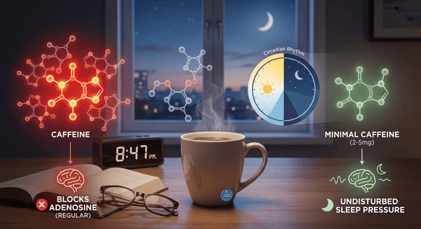 Does Decaf Coffee Affect Sleep? The Science of Caffeine, Circadian Rhythm and Your Evening Cup