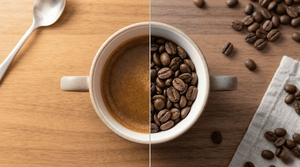 what is half caff coffee